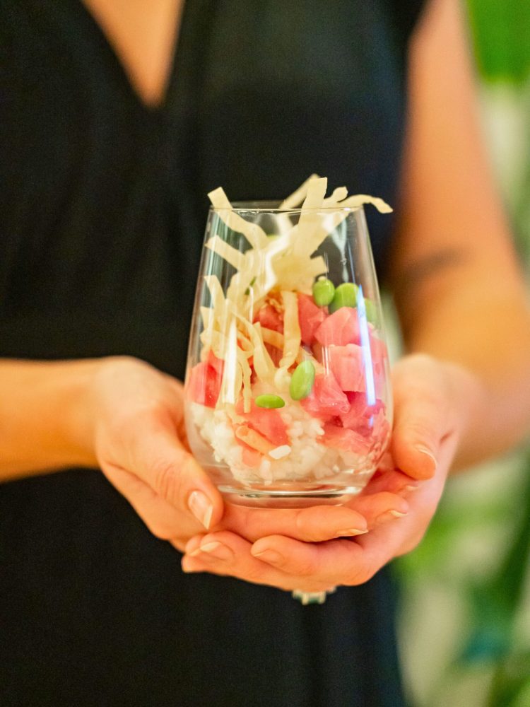 Tuna Poke in Glass